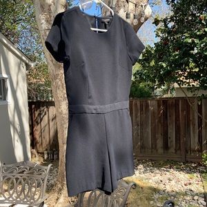 Black short romper